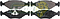 BALATA F.D. VW FOX 4C 90-93, POINTER 4C 1.8L 98-09, VAN 4C 1.8L 02-08 (DISCO SÓLIDO) (7242D350) R.D.
