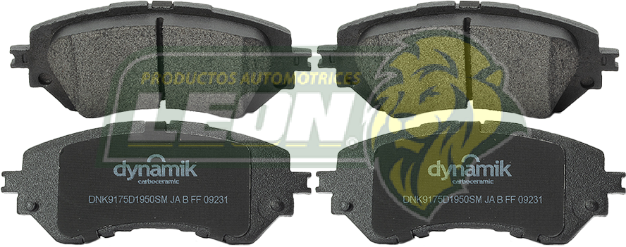 BALATA F.D. TOYOTA YARIS 13-16 (INCLUYE SEGUROS) (GRC GCD1950)