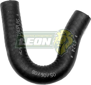 MANGUERA REFRIG. VW POINTER L4 1.8L 98-02, PASSAT TURBO DIESEL 2.0 (RADIADOR DE ACEITE A TUBO) (3251210632) Ø: 14 mm, L: 100x100 mm, LONGITUD: 200 mm