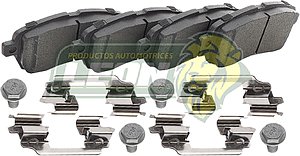 BALATA F.D. FORD FIGO 16-21 4C. 1.5L, FIGO 19-21 3C 1.5L, SUZUKI SWIFT 4C. 1.2L, SWITF 2021 3C. 1.0L SEMI METALICA R.D.