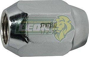 TUERCA CROMADA PLACACERO 1/2-20H. LL.13/16 L: 36 mm (CORTA)