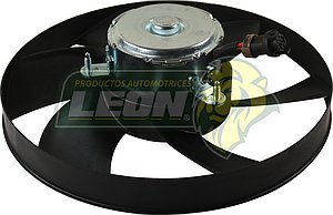 MOTOVENTILADOR VW DERBY 1.8L 95-09 C-A/A 300 mm 200W “PRINCIPAL” ( TIPO VALEO)