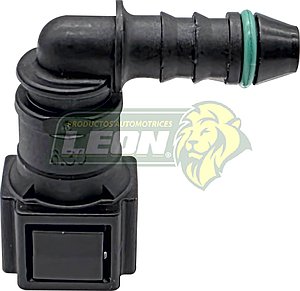 CONECTOR FILTRO GASOLINA 90° Ø: 6.3 (ID6)