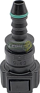 CONECTOR FILTRO GASOLINA RECTO, 180° Ø: 9.49 (ID6) (120-612)