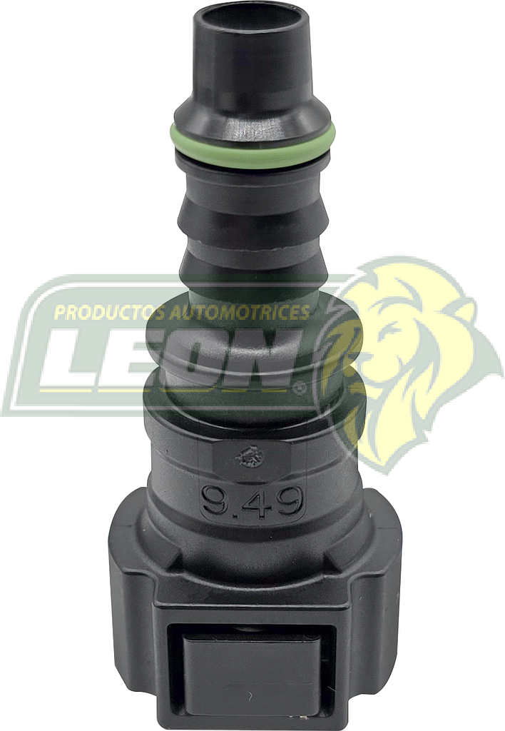 CONECTOR FILTRO GASOLINA RECTO, 180° Ø: 9.49 (ID8)