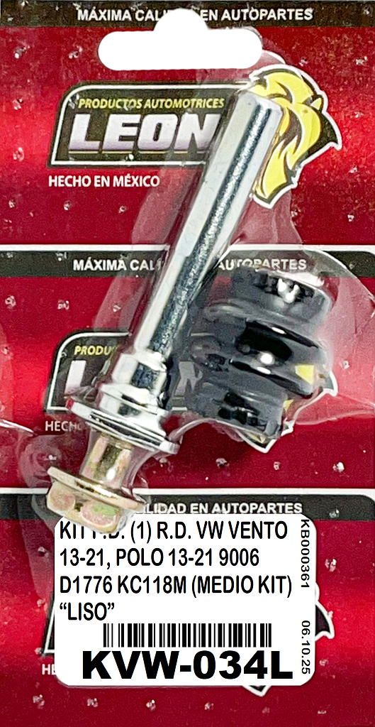 KIT F.D. (1) R.D. VW VENTO 13-21, POLO 13-21 9006 D1776 KC118M (MEDIO KIT) “LISO”