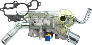 TOMA AGUA NISSAN SENTRA 07-12 2.0L, TIIDA 07-18 1.8L, 6 SALIDAS, TRANSMISION AUTOMATICA (100-044, 910029)
