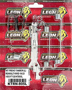 KIT FRENO TAMBOR (L) RENAULT KWID 19-23 16X3 FT128 KT805L
