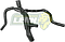 MANGUERA RAD. INF. FORD CONTOUR L4 2.0L 95-97, MERCURY MYSTIQUE L4 2.0L 95-97 (93BB8286BD, 96BB8286AA, 96BB8286BA) ØI: 31x41 mm, L: 350x500 mm