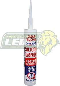 SILICON TRANSPARENTE CARTUCHO 300 ml