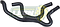 MANGUERA CALEFACCION VW GOLF A4 1.8L 00-06, JETTA  A4 1.8L 00-05, AUDI TT L4 1.8L 00-06, TT QUATTRO L4 1.8L 00-02 (ENTRADA-SALIDA, S/CONECTORES) (1J0121156AG, 1J0121156AT, 1J0121156AN) Ø: 18 mm, L: 200x350 mm