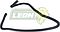 MANGUERA REFRIG. SEAT IBIZA L4 1.6L 03-09, CORDOBA L4 1.6L 03-09, VW LUPO L4 1.6L 05-09, POLO L4 1.6L 03-07 (A DEPOSITO DE ANTICONGELANTE) (6QE121109A) Ø: 15 mm, L: 250x450 mm, LONGITUD: 1260 mm