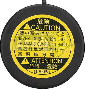 TAPON DEPOSITO ANTICONGELANTE TOYOTA HIACE 06-19 2.7L, RAV4 13-18 2.5L, RAV4 09-12 3.5L, PRIUS 10-20 1.8L, PRIUS C 12-21 1.5L, CAMRY 12-24 2.5L, CAMRY 12-17 3.5L, COROLLA 20-24 2.0L, HIGHLANDER 14-19 3.5L 19 Lbs. (108 Kpa.) (710019) BRUCK
