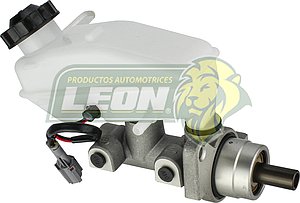 CILINDRO FRENO PRINCIPAL G.M. AVEO 08-11 1.6L, G3 07-09 1.6L ABS TRANSMISION AUTOMATICA ALUMINIO (c/DEPOSITO)