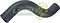 MANGUERA RAD. INF. TOYOTA LAND CRUISER L6 4.5L 93-97 (167166030) Ø: 35 mm, L: 100x280 mm, LONGITUD: 310 mm