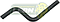 MANGUERA CALEFACCION FORD FIESTA L4 1.4L 98-00, KA L4 1.6L 01-08 (XS5118K579AA) Ø: 15 mm, L: 100x300 mm, LONGITUD: 380 mm