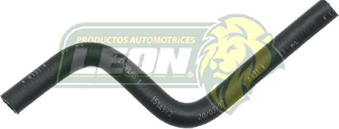 MANGUERA CALEFACCION FORD FIESTA L4 1.4L 98-00, KA L4 1.6L 01-08 (XS5118K579AA) Ø: 15 mm, L: 100x300 mm, LONGITUD: 380 mm