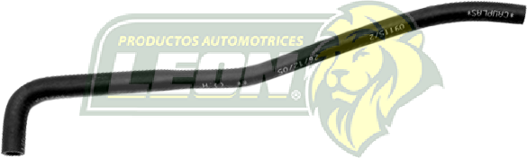 MANGUERA REFRIG. INF. G.M. CORSA L4 1.4L 02-03, TORNADO L4 1.8L 04-12 (PIPETA DEPOSITO A RADIADOR) (13216812, 13105738, 93366639) Ø: 7x11 mm, L: 50x370 mm, LONGITUD: 42 mm