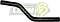 MANGUERA RAD. SUP. TOYOTA AVALON 3.0L 97-04 (1657120020, 1657120030, 1657120080, 165710P130) Ø: 32 mm, L: 80x550 mm, LONGITUD: 570 mm