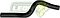 MANGUERA CALEFACCION TOYOTA COROLLA L4 1.8L 03-08 (MOTOR A CALEFACTOR) (8724502590) Ø: 16 mm, L: 70x250 mm, LONGITUD: 280 mm