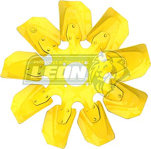 VENTILADOR ALUMINIO JEEP CHEROKEE 9 ASPAS (L)