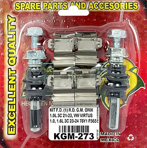KIT F.D. (1) R.D. G.M. ONIX 1.0L 3C 21-23, VW VIRTUS 1.0, 1.6L 3C 23-24 78Y1 F565