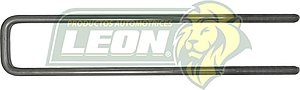 ABRAZADERA SUSPENSION CARROCERIA-MUELLE 3/4x3” 1/2x 23” FINA