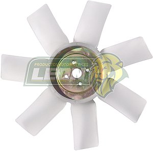 VENTILADOR PLASTICO DATSUN U.S.A. SIN POLEA TERMICA M.1600 84-92 HO776 7 ASPAS 4 HOYOS CENTRO DE METAL ØI: 2.2 cm,. ØE: 34.5 cm