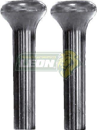 SEGURO o BOTON DE PUERTA G.M. CROMADO T/O CABEZA DE GOTA (JGO. c/2 pz.)