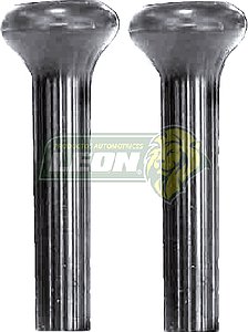 SEGURO o BOTON DE PUERTA G.M. CROMADO T/O CABEZA DE GOTA (JGO. c/2 pz.)