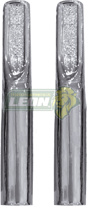 SEGURO o BOTON DE PUERTA G.M., FORD CROMADO T/O ANTIRROBO T/O LISO (JGO. c/2 pz.)