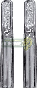 SEGURO o BOTON DE PUERTA G.M., FORD CROMADO T/O ANTIRROBO T/O LISO (JGO. c/2 pz.)