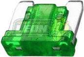 FUSIBLE CLAVIJA MICRO VERDE MODERNO 30 AMP CHINO