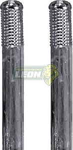 SEGURO o BOTON DE PUERTA VW SEDAN, GOLF Y JETTA A2 Y A3, POINTER 97-05, CARIBE, ATLANTIC, SEAT CORDOBA E IBIZA 01-02 CROMADO ANTIRROBO T/O LISO (JGO. c/2 pz.)