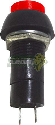 SWITCH TIPO BOTON “PUSH o TIMBRE” GRANDE (ROJO) TUNIX