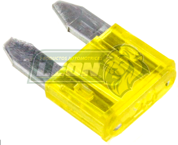 FUSIBLE DE CLAVIJA MINI 20 AMP. AMARILLO (MINIMO 200 PZA)
