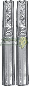 SEGURO o BOTON DE PUERTA G.M., FORD, CHRYSLER CROMADO ANTIRROBO T/O LISO (JGO. c/2 pz.)