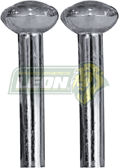 SEGURO o BOTON DE PUERTA VW SEDAN 72-87 CROMADO T/O CABEZA DE GOTA (JGO. c/2 pz.)