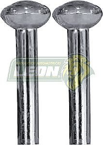 SEGURO o BOTON DE PUERTA VW SEDAN 72-87 CROMADO T/O CABEZA DE GOTA (JGO. c/2 pz.)