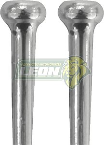 SEGURO o BOTON DE PUERTA VW SEDAN, CARIBE, ATLANTIC, GOLF A2, JETTA A2 88-92 CROMADO T/O CABEZA DE GOTA (JGO. c/2 pz.)
