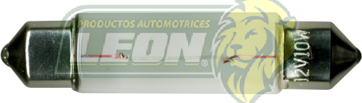 FOCO 6411 LUZ INTERIOR 12V 10W SV8.5 (12866CP, T10.5X43, 11X39, 48242628 UK 264) PHILIPS