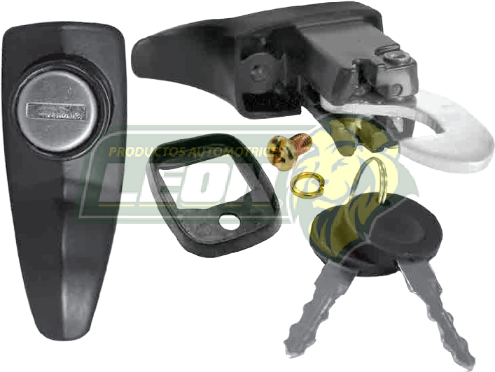 CHAPA TAPA DE MOTOR VW SEDAN C/LLAVE (NEGRA) ECO. AE