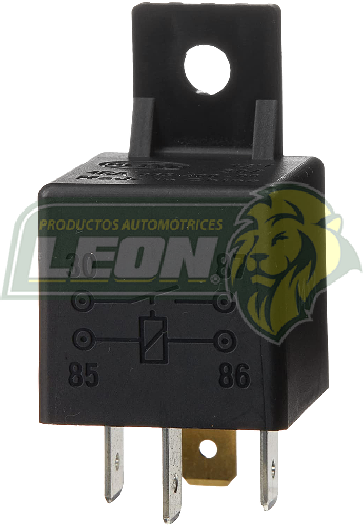 RELEVADOR UNIVERSAL 12V S/RESISTENCIA (032038B9, 4RA965400071) 4 TERMINALES (RELAY)