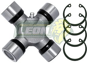 CRUCETA CARDAN UNIVERSAL CHRYSLER 6, 8C. 60-83, FORD 8C. 65-84, DODGE 2WD 82-95, JEEP 55-88, Ø: 1.063”-1.064" LADOS IGUALES C/SEGUROS (5-153X, 5-200, 1-0153, J5-121, 1001, 1004)