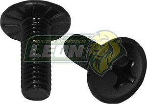 TORNILLO CABEZA TIPO ALMENDRA 6x16 (NEGRO)