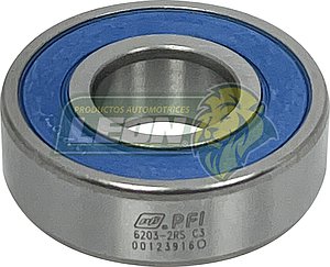 BALERO 6203 2RS ALTERNADO DELCO PRESTOLITE SELLO HULE 17x40x12 mm (6-203-4)