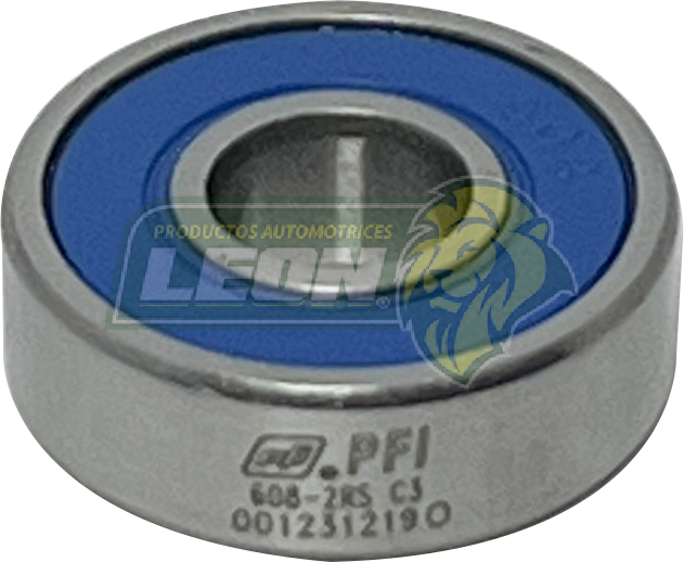 BALERO 608 2RS MARCHA DELCO NIPPONDENSO LADO COLECTOR SELLO, HULE 8x22x7 mm