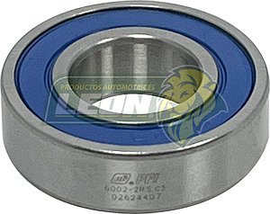 BALERO 6002 2RS ARMADURA DE MARCHA NIPPONDENSO LADO FLECHA, SELLO, HULE, 15x32x9 mm (6-102-4)
