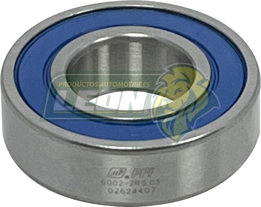 BALERO 6002 2RS ARMADURA DE MARCHA NIPPONDENSO LADO FLECHA, SELLO, HULE, 15x32x9 mm (6-102-4)