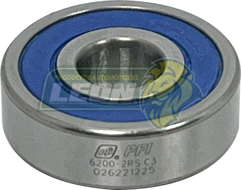 BALERO 6200 2RS ALTERNADOR MOTOROLA PARIS SHONE, MARCHA DELCO, SERIE 28MT, 10x30x9 mm (6-200-4)